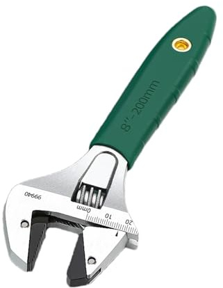 Llave para tubo de apertura de ducha - Llave para tuercas de prensaestopas marcada a escala, llave ajustable de boca ancha | Llave publicitaria - Llave para tuercas de prensaestopas marcada a escala,