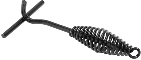 19,5 cm schwarzer Finish-Deckelheber für den Dutch Oven, Werkzeug zum Anheben des Dutch Oven-Deckels mit Spiralbügelgriff zum Anheben und Tragen des Dutch Oven-Deckels