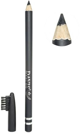 FATASH Waterproof Eyeliner Pencil with Built-in Brush, Smudge-Proof & Long-Lasting Matte Finish Soft Kohl Kajal, Glide-On Formula for Cat Eye & Smokey Bold Looks - Grey