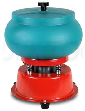 Rock Tumbler Kit, Machine de polissa par vibrat de jade, rectifieuse automatique d'agate de jade, rectifieuse à tambour vibrant, rectifieuse à tambour vibrant,Outils de bricolage(8 inches)