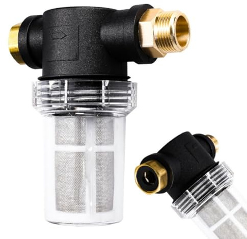 Filtro de agua para lavadora de alta presión de 3/4 pulgadas mantiene tu bomba a salvo de desechos