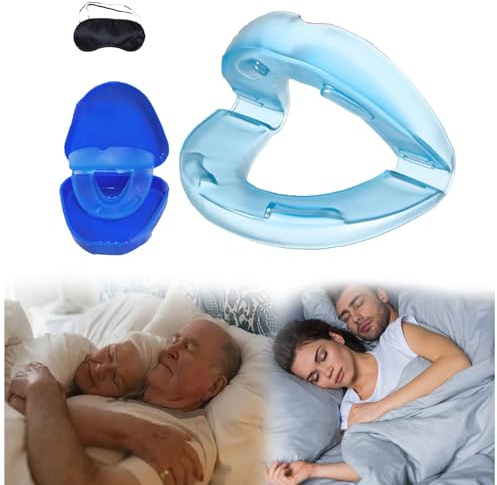 Anti Snoring Mouthpiece, The Quiet Mouthpiece, Anti Snore Mouth Guard for All Mouth Shapes, Instantly Reduces Snoring for Peaceful Nights and Restful Sleep Together (1Pcs)