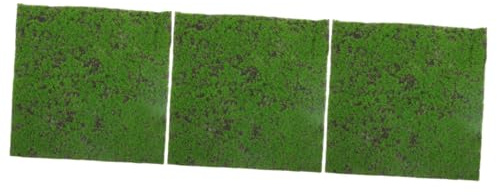 TOYANDONA 3 Pièces Tapis de Gazon Artificiel Tapis de Fausse Herbe pour Décoration de Jardin et Aménagement Paysager pour Micro et DIY