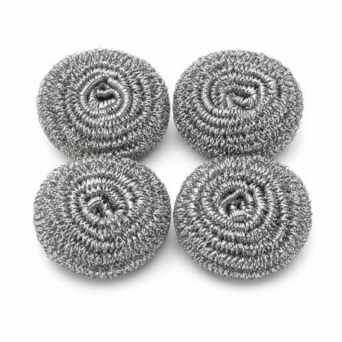 KAIYUEMAOYI 4 Estropajos Metal para Limpieza Profunda y Sartenes en la Cocina - Limpieza Cocina | Utensilios Cocina