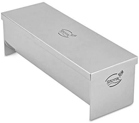 Städter Pasteten- und Terrinenform Halbrund mit Deckel aus Edelstahl, 23x7,5 cm, spülmaschinenfest, ideal für herzhafte und süße Kreationen