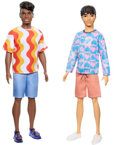 Barbie Mattel Frankreich – dwk44 Puppe, Ken Fashionistas