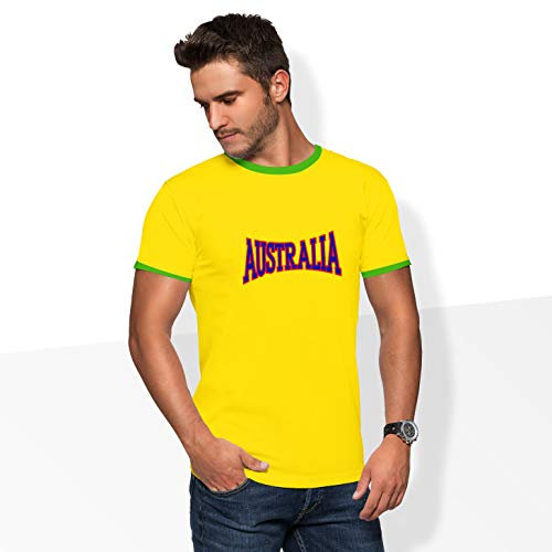 World of Football Ringer T-Shirt lo2c Australien - L