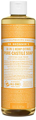 Dr. Bronner klassisch Pure-Kastilien Seife, Citrus Orange 16 Flüssigunzen Flüssigkeit -