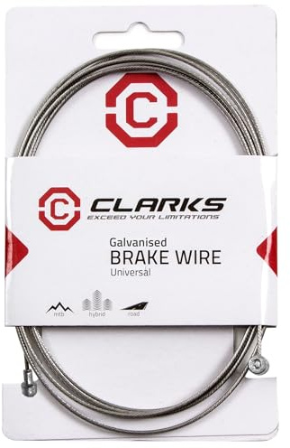 Clarks Cycle Systems Galvanised Universal Brake Inner Cable, Silver, 2000mm