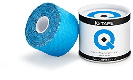 Kintex IQ-Tape | 5cm x 5m | Kinesiologie-Tape mit Faszilatoren | Sport-Tape | Physio-Tape