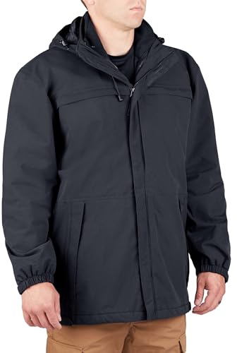 Propper Men's 3 in 1 Hardshell Parka, LAPD Navy, Medium Long