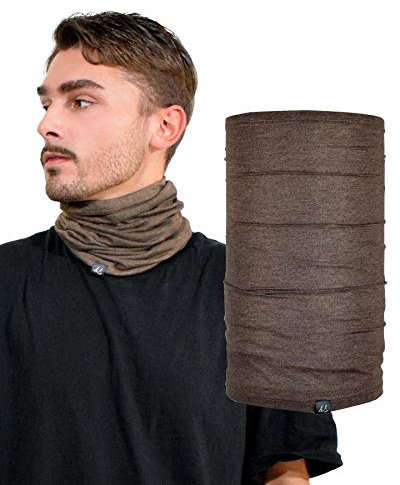 Basic Sense Multifunctional Headwear Cotton Rich Sports Snood Neck Warmer Gaiter