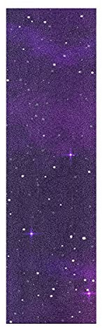 LDIYEU Sternenhimmel Hintergrund Blau Skateboard Griptape rutschfest Selbstklebend Longboard Griptapes Aufkleber Griffband 33X 9(1pcs)