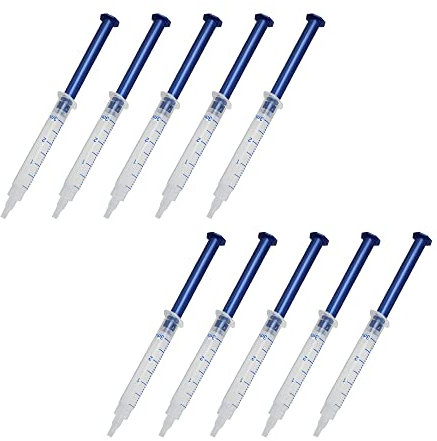 10pcs 3ml Gel de Blanchiment des Dents Polyvalent pour Clinique, Dentisterie, Domicile (10 * 3ml)