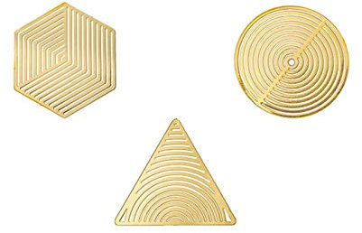 KIZQYN Lesezeichen Creative-Lesezeichen, einfache geometrische Lesezeichen, zum Lesen Lernen, ist EIN einzigartiges Geschenk for Lehrer, Studenten, Männer und Frauen Buch Markierungen