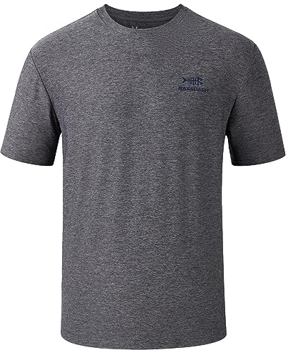 Bassdash Hombre Camiseta UPF 50 + de Pesca de Manga Corta Camiseta de protección Solar Ultravioleta función de montañismo Camiseta