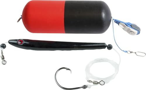 Wiggler Kveiteduppen kit - Heilbutt-Posen-Set mit Gewicht 300g und 500g Heilbutt-Pose