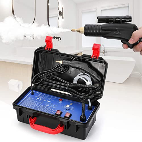 Lxwyq Nettoyeur Vapeur Haute Pression, Machine de Nettoyage Portable Haute température 3000 W, sans réservoir et Robuste pour Usage Domestique, coulis, carrelage, Voiture, Cuisine, Salle de Bain.