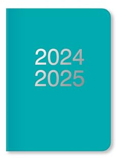 Letts of London Dazzle Schülerkalender 2024/2025, A6, Wochenansicht, Türkis