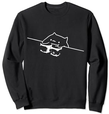 Katze mit Bongos Meme T-Shirt - Bongo Cat Sweatshirt