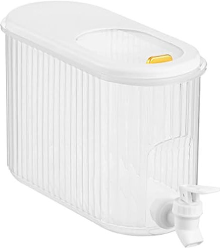 HSHTTKL Dispensador de Bebidas de 4L/135OZ, dispensador de Bebidas de plástico con Tapa, hervidor de Nevera de Gran Capacidad para Jugo de Cerveza, máquina de Bebidas Buffet