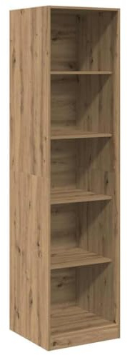 vidaXL Kleiderschrank Artisan-Eiche 50x50x200 cm Holzwerkstoff