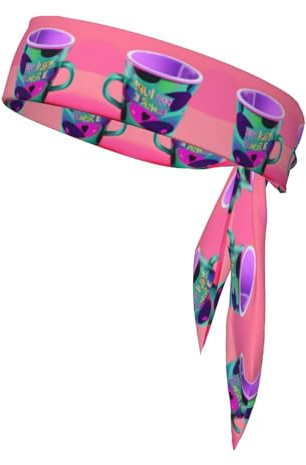 90er Jahre Cup-Design, weich und atmungsaktiv, leicht, Kopftuch, doppelseitig, Sport-Kopfband