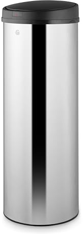 Swan Townhouse 50L Round Sensor Bin, Stainless Steel, SWKA4520SS