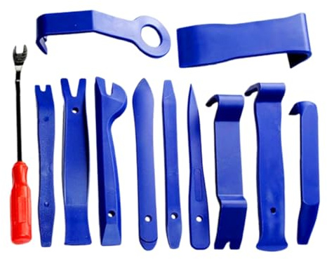 Kit per Rimozione Fascie 12 Pezzi Attrezzo per Smontare Pannelli Porta Auto