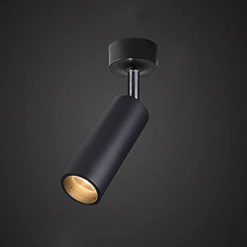 Foco de Techo LED de 5 W, Accesorio de iluminación de Superficie, focos de Techo giratorios, luz de Acento, focos direccionales Ajustables Modernos para Bar, Restaurante y Tienda.