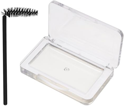 TOPBATHY Augenbrauen Styling Seife Transparent mit Acrylbox Augenbrauen Fixiergel Wasserfeste Make Up Seife für Natürliches Styling Tragbar für Damen