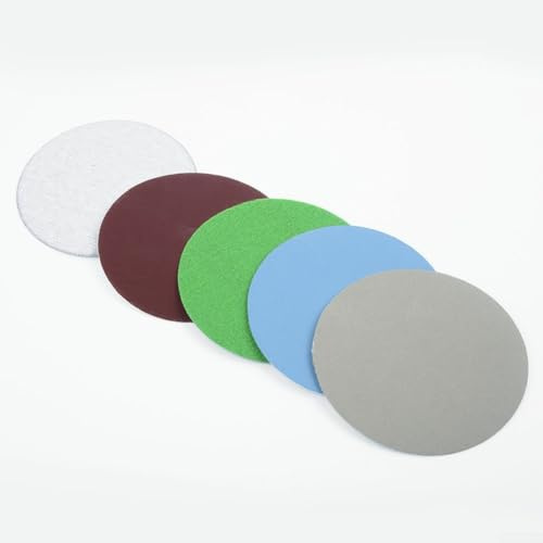 Schleifpapier, 7,6 cm, Körnung 1000–5000, 25 Stück, für Nass- und Trockenschleifen, Siliziumkarbid-Schleifscheiben, kompatibel mit Schleifwerkzeugen