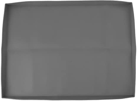 Alfombrilla para plancha, cubierta de silicona resistente para parrilla, protege tu plancha de roedores, residuos, óxido, alfombrilla para parrilla de barbacoa para todas las (22 pulgadas gris)