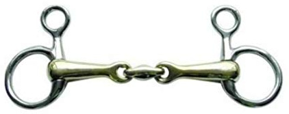 HKM Bauchergebiss Argentan doppelt gebrochen 16mm