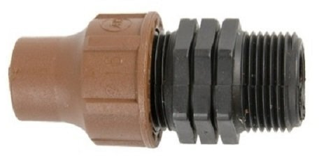 Rain Bird lock quick Verschraubung - 16 mm x 3/4 AG (Klemmverbinder, Klemmverschraubung)