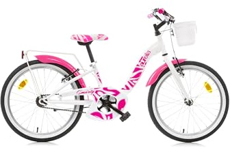 Dino Bikes Bicicletta Bambina Aurelia Smarty 20 Pollici Bianca