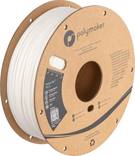 Polymaker PolyLite PLA Bianco - 1.75mm - 1kg
