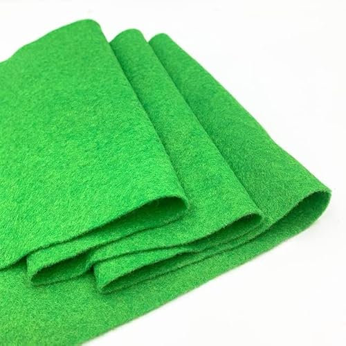 MEENU 20/90 * 90 cm Weicher Filzstoff, Vliesstoff, Stoffblatt, DIY-Nähpuppen, Bastelmaterial, 1,4 mm dick