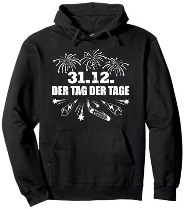 Feuerwerk Pyro Silvester der Tag Pullover Hoodie