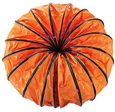LIGUOYI PVC Luftkanal 250mm 300mm Flexibler Lüftungskanal Für Fabriken Keller Werften, 5m 10m Warmluftschlauch Mit D-Ring & Hooks, Langlebig Und Robust, Belüftungsschlauch Für Abluftventilator