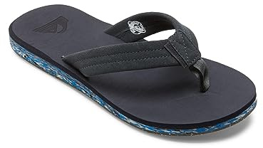 Quiksilver Men's Carver Suede Recycled Sandal, Grey 2, 5.5 UK