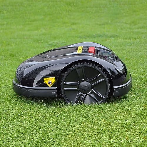 PEIXEN Garden Smart Lawn Mower, Robot Lawn Mower, Automatic Lawn Mowing Robot, Lcd Display, App Remote Control, For Gardening, Includes Installation Kit
