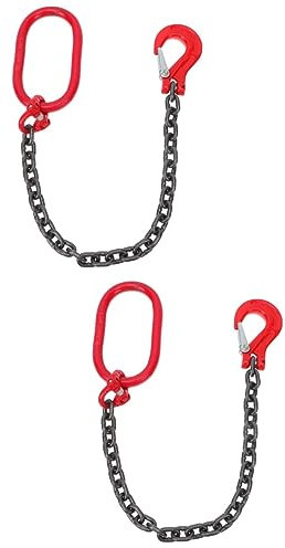ULTECHNOVO 2 Piezas De Eslinga De Elevación Esparcidor De Mano Cadena Resistente Cadena De Elevación De Una Sola Cadena De Elevación Del Motor Polipasto De Cadena Manual Eslingas De