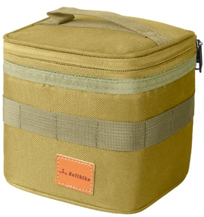 Custodia per Munizioni Tattica, Borsa per Trasporto Caricatori con 5 Separatori Regolabile e Tasca Interna in Rete, Porta per Proiettili Pistola per Caccia, Tiro