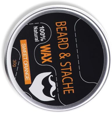 siduytin Crème de Soin de Barbe Nouveau Style hydratant pour Le Visage Utilisation Professionnelle pour Bonne stabilité Longue durée de Vie conditionneur Durable, Orange Douce