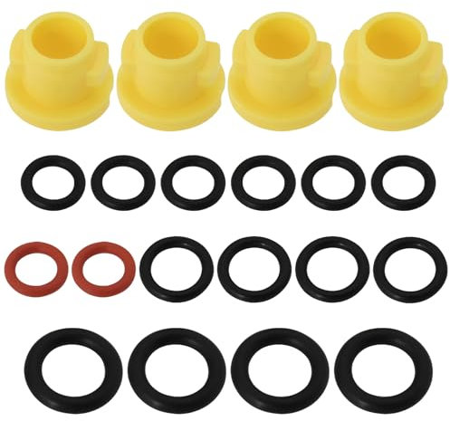 EMSea Set di 20 O-Ring compatibili con ugello per tubo flessibile Karcher Lancia K2 K4 K5 K6 K7 Guarnizione O-Ring di ricambio 2.640-729.0 Accessori per idropulitrice in gomma