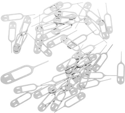 OSALADI 50pièces Outil Éjection De Carte Sim Acier Inoxydable Broche De Retrait pour Téléphone