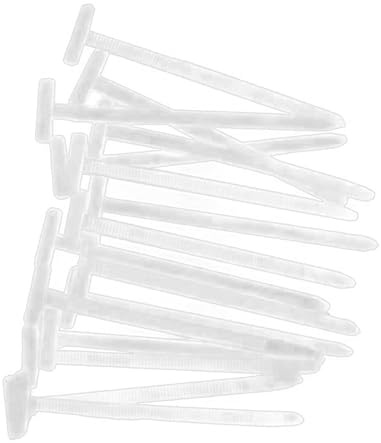 Lot de 100 boucles universelles en nylon – Attaches autobloquantes robustes avec épingle et bouton, attaches de câble en plastique, fermetures éclair résistantes aux UV pour fixation quotidienne de