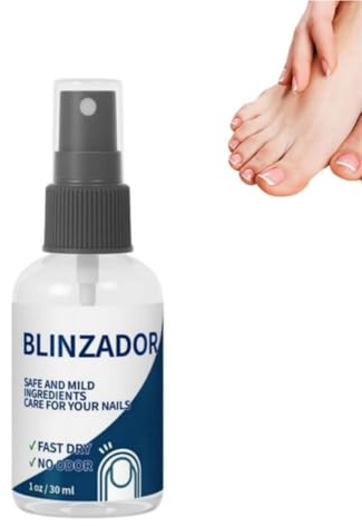 Blinzador Nails Spray, 2025 New Antifungal Nail Spray, Fungal Nail Treatment for Toenails Extra Strong, Nail Strengthener for Damaged Nail, Fast-Acting, Restoring Healthy Nails (1 bottle)