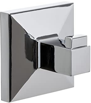 TATAY Portasciugamani Glue&Fix Design Moderno Funzionale Design Moderno | Portasciugamani Bagno | Misure 6x4,5x6 cm | Installazione Senza Fori | Acciaio Inox Resistente | Viti Incluse, Cromato
